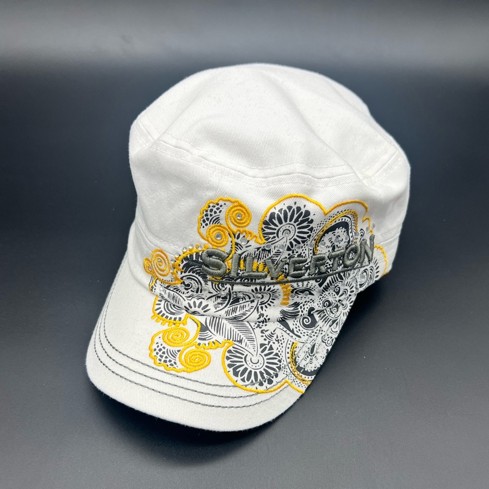 Women’s White Military Cadet Cap Hat Las Vegas Silverton Casino Hotel NEW